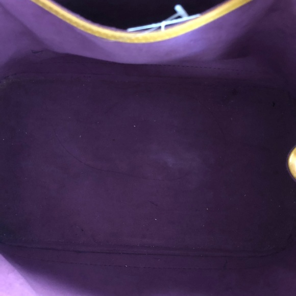 SOLD*Authentic Louis Vuitton yellow alma handbag - Picture 7 of 8